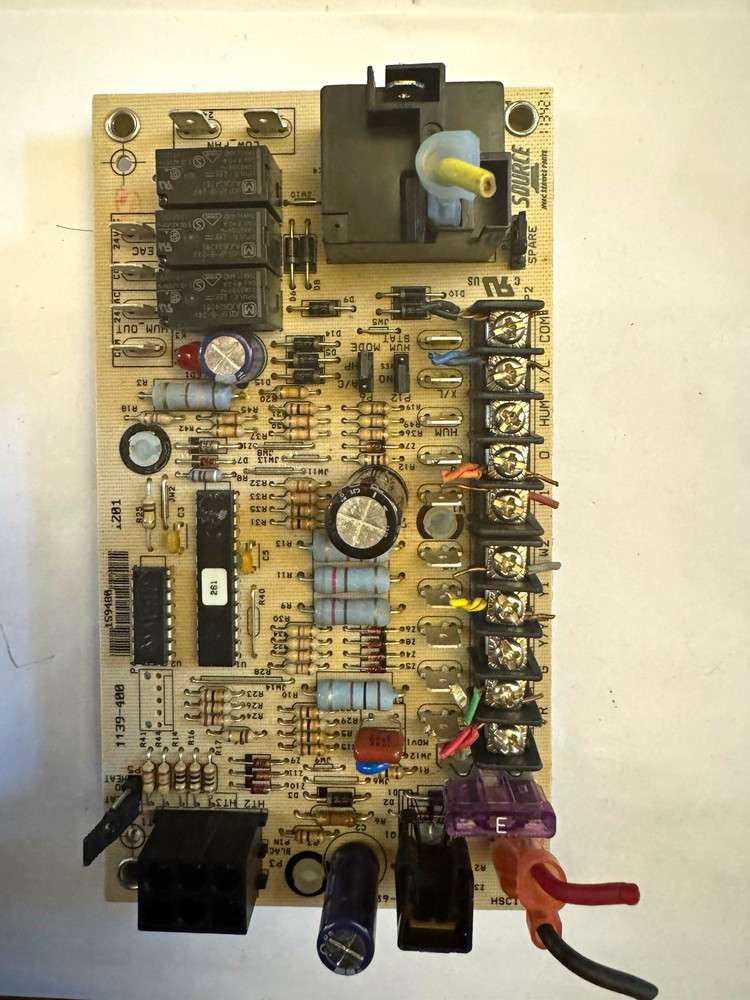SOURCE 1139-400 Furnace Control Board 24V 3A OEM HVAC Control Board R G Y W C