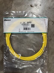 Lot of 20 Panduit UTP28SP15YL Cat 6 Performance UTP Patch Cord Yellow New Sealed