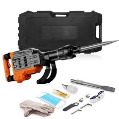 Demolition Jack Hammer 3500W Electric Breaker with 2 Chisel Bits, 60J Power