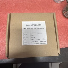 CL-FC-MTP2/24LC-SM (24 fiber) LC Connectors Cassette, 0S2 SM