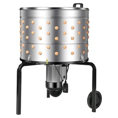 VEVOR 25.6″ Electric Chicken Plucker Machine 1200W & 275RPM 158 Fingers & Wheels