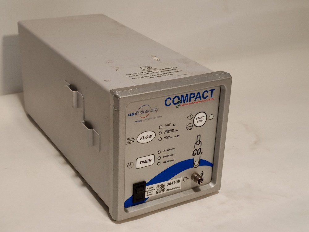 US Endoscopy 710300 Compact 2 Endoscopic Insufflator CO2 System as shown
