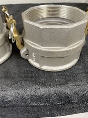 Lot Of 2 Dixon D400 Aluminum￼ 4″ Cam & Groove Lock Female Coupler Locking