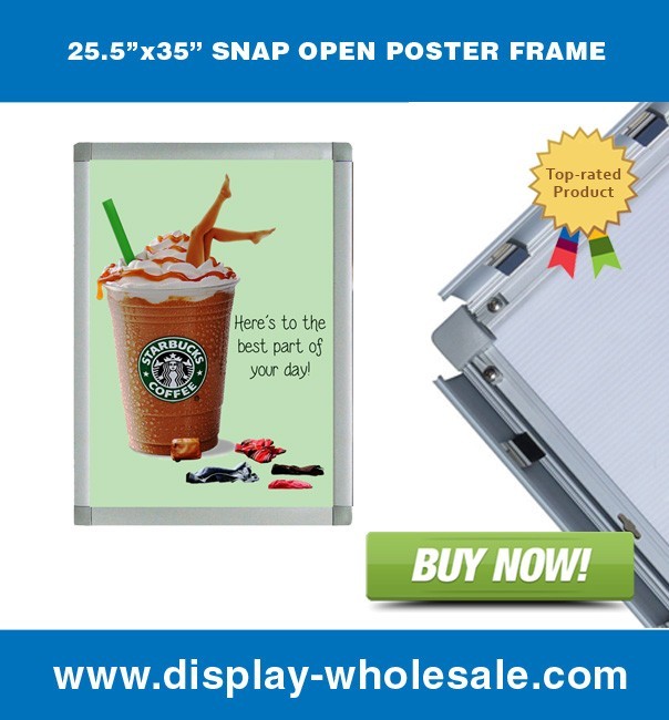 Front Load Easy Open Snap Poster Frame/ Picture Frame 25.5″ x 35″