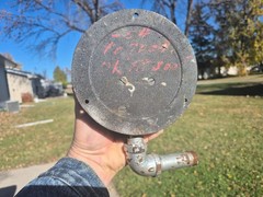 Vtg USG Supergauge Gauge 0 – 1000 PSI Steam Heat Pressure Gauge Steampunk Deco