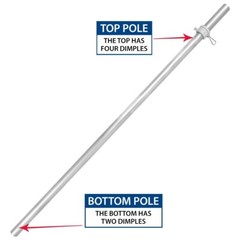 United Kingdom Swooper Flutter Feather Advertising Country Flag & Pole Kit