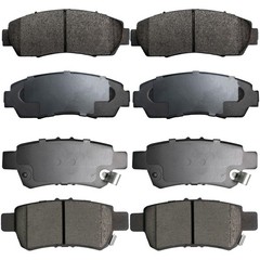 Carbon Fiber Ceramic Brake Pads Front Rear Set Honda Odyssey 2005-2010