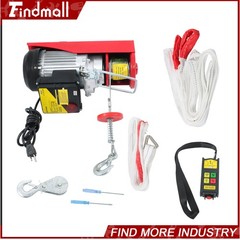 Findmall 1320lbs Electric Hoist 328ft/100m Wireless Remote Control 110V 1150W