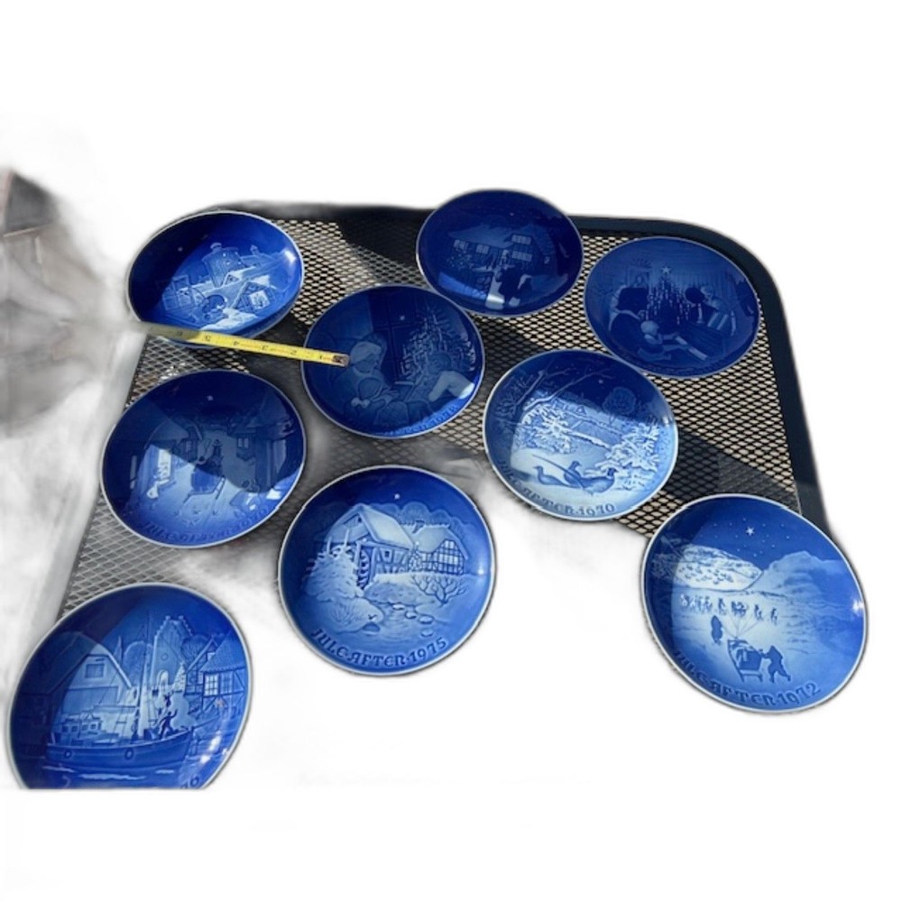 Bing & Grøndahl (B&G) Christmas Plates (set of 9)