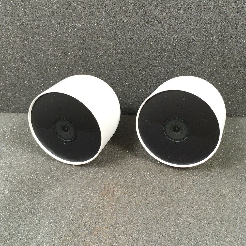 Google Nest Wire Free Security Indoor/Outdoor Camera G3AL9 (2 PACK)