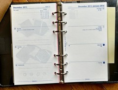 Filofax 2016 Personal Organizer, The Original Monochrome, 6.75 × 3.75″ – NEW