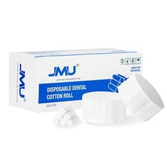 JMU Dental Cotton Rolls Mouth Nosebleed Plug Non-Sterile 1-1/2″ x 3/8″, 1″ x3/8″