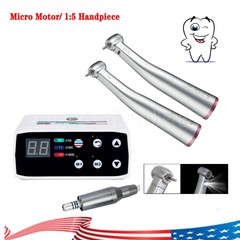 Estilo NSK Dental Micromotor eléctrico sin cepillo LED/ 1:5 Luz contra ángulo