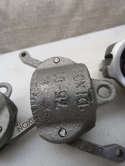 (Lot of 3) Dixon Andrews 75-DC 3/4″ Cam Lock Aluminum Dust Cover Coupling Cover