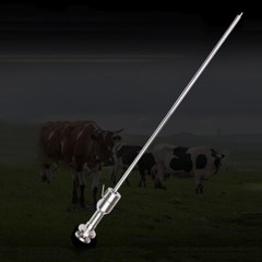 46cm/18.1″ Cow Artificial Insemination Gun Stainless Steel f/Sheep Cattle