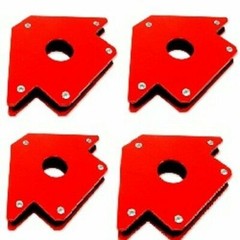 4-pk 50lb Welding Arrow Magnets 4″in Magnetic Holder 90 45 135 180 degree angles