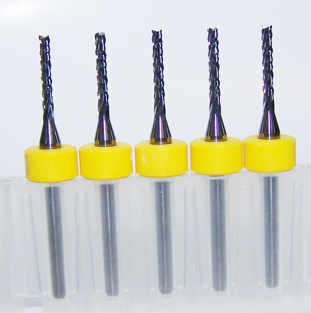(5)1.60mm (.0630″) DIAMOND-CUT CARBIDE ROUTER BURRS FT KYOCERA 4100Q0630.394A3