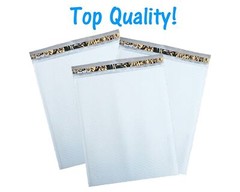 White Padded Poly Bubble Mailer Padded Envelopes, Waterproof Protective Self Sea
