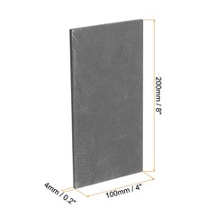 Graphite Block Ingot Rectangle Graphite Electrode Plate Board 200x100x5mm