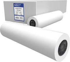 Alliance Wide Format Paper CAD Bond Rolls (20Lb | 2 Rolls, 36 in X 300 Ft | 3″ C