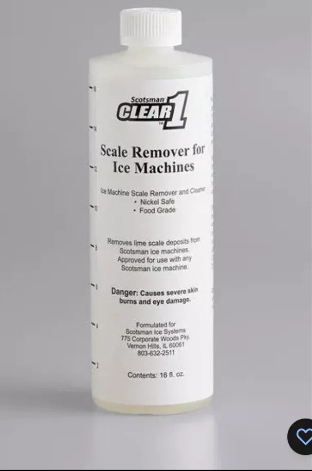 Scotsman Clear 1 Scale Remover & Cleaner Ice Machines 19-0653-01 (2 pack!)