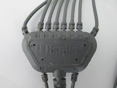 Burdick 10 Lead 15 Pin Plug EKG Cable LL RL RA LA V1 V2 V3 V4 V5 V6