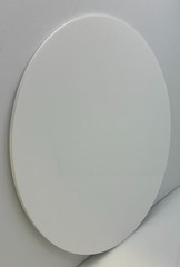 (10-Pack) Acrylic Plastic Circle Disc – 1/8″ Thick – Opaque White – 3″ Diameter
