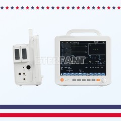 12″ Patient Monitor ICU CCU Vital Sign For ECG NIBP SpO2 TEMP RESP EtCO2 PR