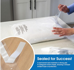 200 6 x9 Poly Bags Resealable Suffocation Warning Clear 1.5 mil Shirt Apparel