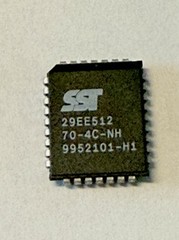 SST 29EE512-70-4C 32PLCC 512K flash memory IC QTY 10 / LOT