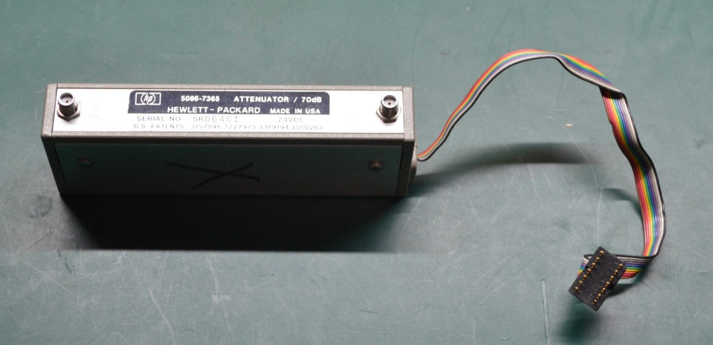HP Agilent Keysight 5086-7365 Programmable Step Attenuator 70dB, DC-22GHz, 24V