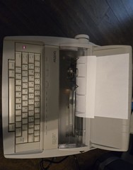 Vintage Brother Electronic Typewriter Correctronic GX-6750 Tested READ Descript