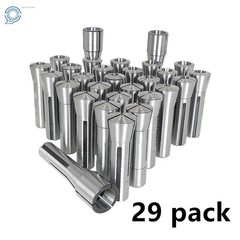 29 × Metric 1/32″ – 1″ R8 Collet Set Fractional High Quality