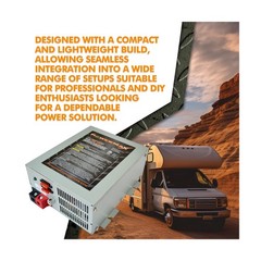 PowerMax PM4 45A RV Converter | 45 Amp 12V Power Converter with a Built-in 3-…