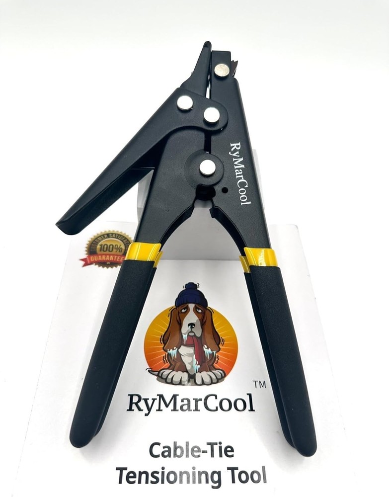 Cable Tie Tensioning Tool Durable Steel, Comfortable Handles, for HVAC and Trade
