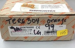 Lot of 99 Weidmüller 1036760000 Terminal Blocks Orange 600V 35A (b551)