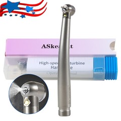 Dental High Speed Handpiece LED Air Turbine 2/4Hole E-generator Triple Spray
