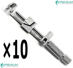 10× Dental Universal Tofflemire Matrix Band Straight Retainers Clip Instruments