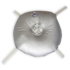 Anley Foldable Ground Base with Water Bag Fits Flutter Feather Banner Flag Pole