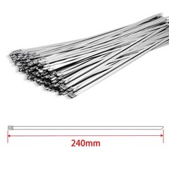 Stainless Steel Zip Ties Gun Kit Cable Tie Tool With 200pcs Metal Zip Ties