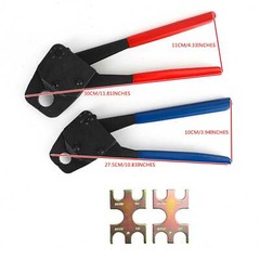 2 Pex Crimper 1/2″ And 3/4″ Plumbing Crimping Gonogo Set Angle Gauge Tools Combo