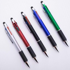 4-Color Ballpoint Pen Multi Colored Pens in One Medium Point (1.0mm) Touch Sc…