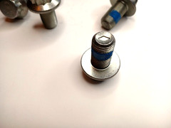 M14-1.25 x 25mm 12-Point Flange Bolt w/Blue Threadlocker – Grade 10.9 Screw