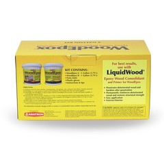 Abatron WE2GKR WoodEpox Indoor and Outdoor Epoxy Wood Repair Kit 2 gal.