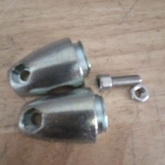 SICK BEF-KHS-KH3 5322626 Universal Bar Clamp 12mm Zinc Diecast (Qty 2)