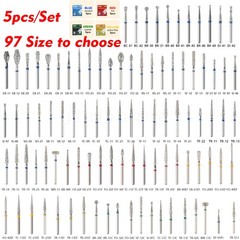 50pcs Fresas es de Diamante FG Mezclado Diamond Burs FG 1.60mm a&