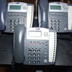 AT&T 945 4-Line Corded Business Phone Speakerphone Intercom Conf Headset