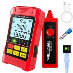 Rechargeable 5-in-1 Fiber Optic Cable Tester OPM VFL RJ45 SC/FC/ST LC