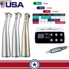 NSK Style Dental LED Brushless Electric Micro Motor/1:5 1:1 Increasing Handpiece