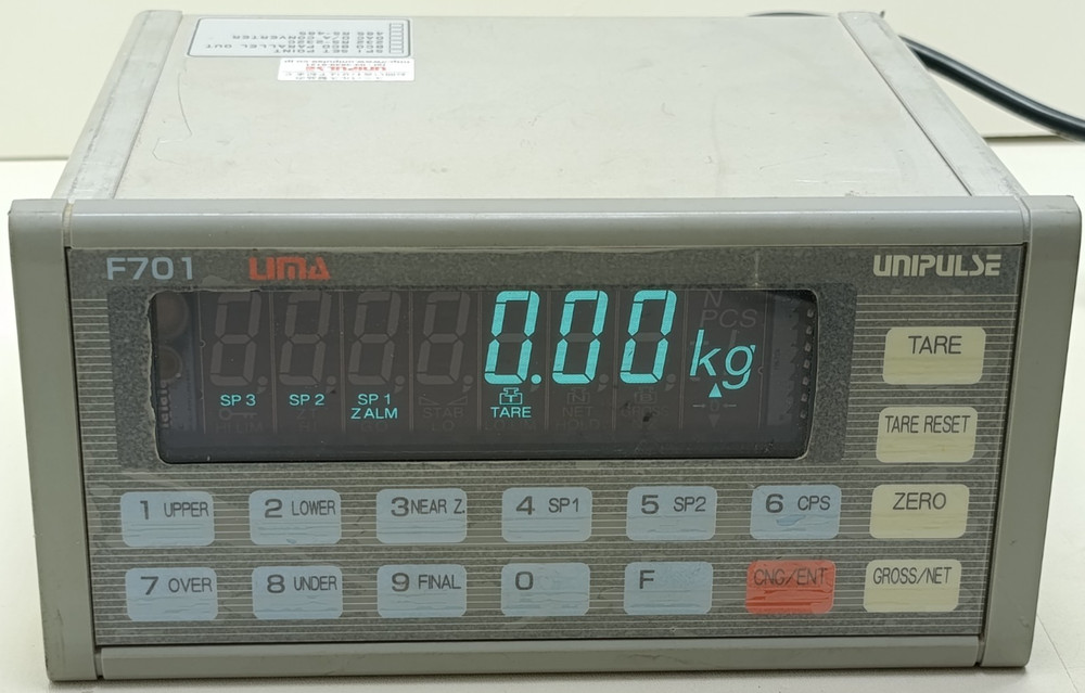 Unipulse F701 Digital Weighing Indicator Controller Without Acc & Tested